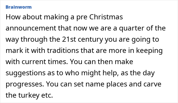 Woman Calls Out Men Who Feel Entitled To Do Nothing During Christmas Woman Calls Out Men Who Feel Entitled To Do Nothing During Christmas