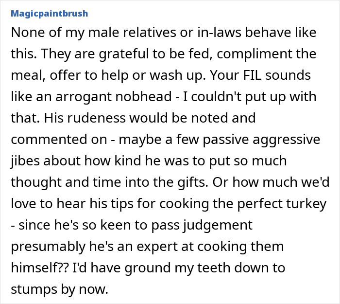 Woman Calls Out Men Who Feel Entitled To Do Nothing During Christmas Woman Calls Out Men Who Feel Entitled To Do Nothing During Christmas