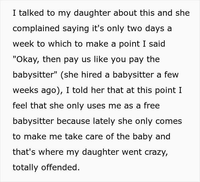 Entitled Woman Only Visits Parents When She Wants Them To Babysit, Gets Offended When Called Out