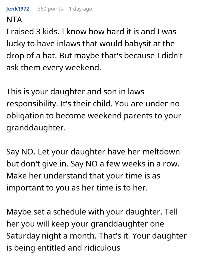 Entitled Woman Only Visits Parents When She Wants Them To Babysit, Gets Offended When Called Out