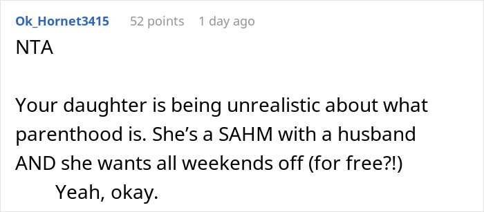 Entitled Woman Only Visits Parents When She Wants Them To Babysit, Gets Offended When Called Out