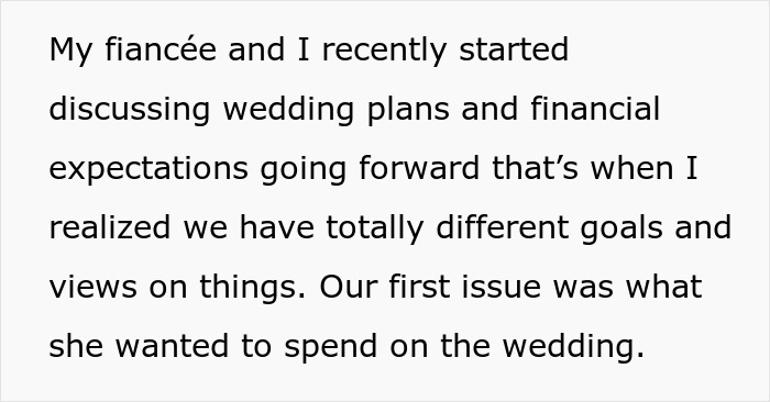 Groom Ends Relationship Over Debt And Clashing Values After Fiancée Demands He Pay $35k For Wedding Groom Ends Relationship Over Debt And Clashing Values After Fiancée Demands He Pay $35k For Wedding