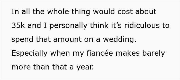 Groom Ends Relationship Over Debt And Clashing Values After Fiancée Demands He Pay $35k For Wedding Groom Ends Relationship Over Debt And Clashing Values After Fiancée Demands He Pay $35k For Wedding