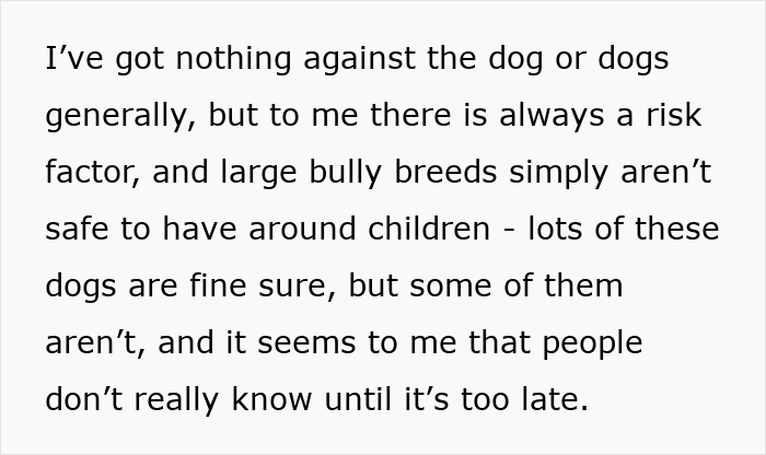 New Mom Politely Nopes Out Of Family Vacay After Bro Insists His Pit Bull Is Fine Around Her Baby New Mom Politely Nopes Out Of Family Vacay After Bro Insists His Pit Bull Is Fine Around Her Baby