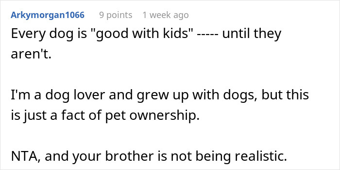 New Mom Politely Nopes Out Of Family Vacay After Bro Insists His Pit Bull Is Fine Around Her Baby New Mom Politely Nopes Out Of Family Vacay After Bro Insists His Pit Bull Is Fine Around Her Baby