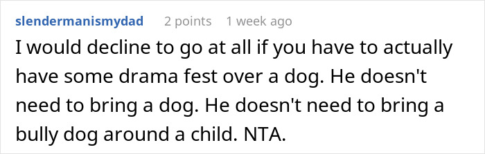 New Mom Politely Nopes Out Of Family Vacay After Bro Insists His Pit Bull Is Fine Around Her Baby New Mom Politely Nopes Out Of Family Vacay After Bro Insists His Pit Bull Is Fine Around Her Baby