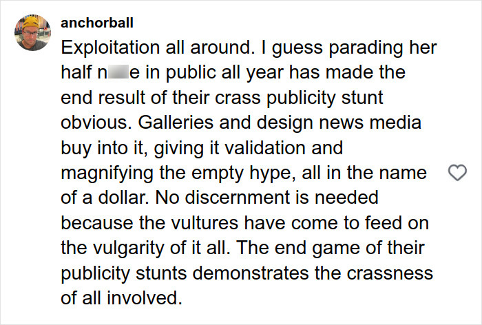 Bianca Censori’s “Vulgar” Debut Art Performance Blasted As “Misogyny” Bianca Censori’s “Vulgar” Debut Art Performance Blasted As “Misogyny”