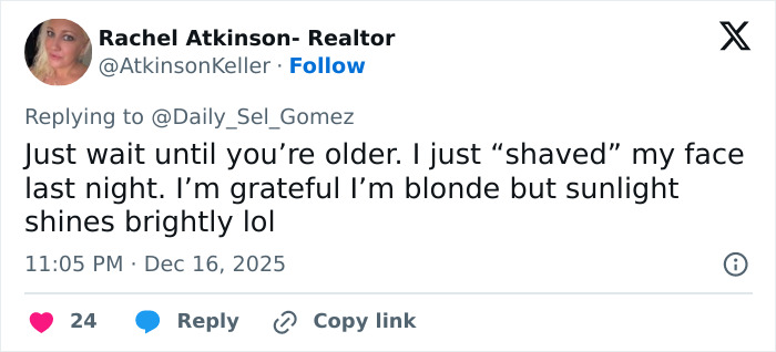 Selena Gomez Has Brilliant Response For Fan Who Asked How She Shaves Her “Mustache”