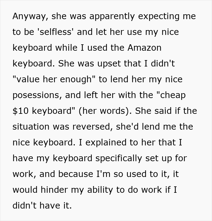 Man Lends Girlfriend A Spare Keyboard, Her Reaction Makes Him Dump Her