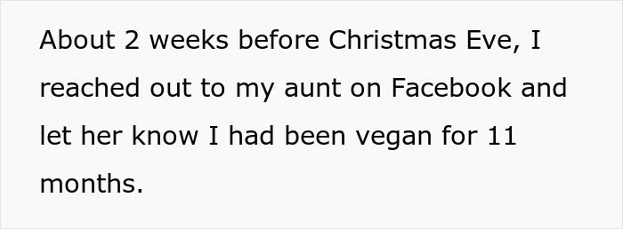 Woman Isn’t Allowed Vegan Dishes During Christmas Eve, Family Shocked She Doesn’t Show Up