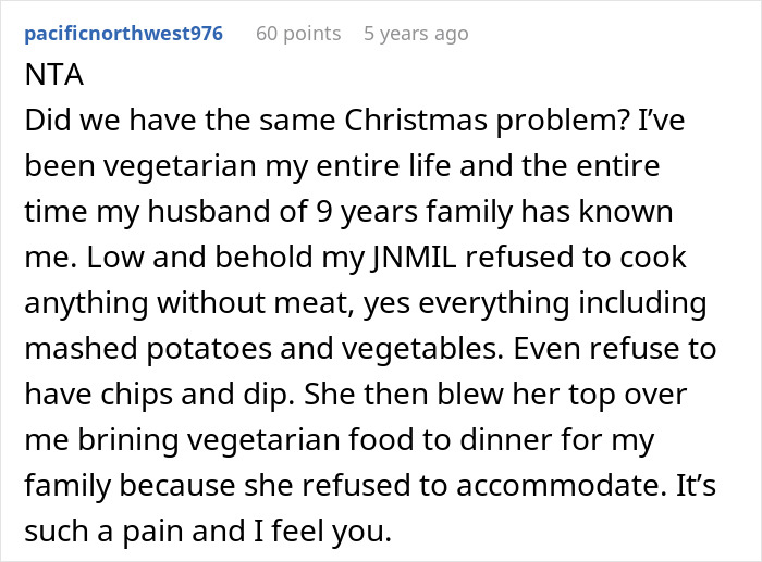 Woman Isn’t Allowed Vegan Dishes During Christmas Eve, Family Shocked She Doesn’t Show Up