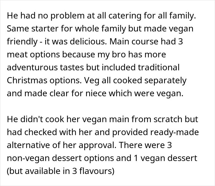 Woman Isn’t Allowed Vegan Dishes During Christmas Eve, Family Shocked She Doesn’t Show Up