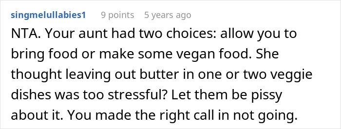 Woman Isn’t Allowed Vegan Dishes During Christmas Eve, Family Shocked She Doesn’t Show Up