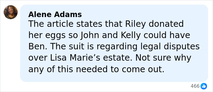 Bombshell Court Docs Reveal Riley Keough Is John Travolta&rsquo;s Son Ben&rsquo;s Biological Mother