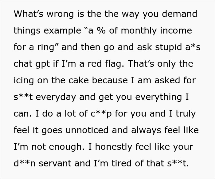 Man Tells Girlfriend She Must &ldquo;Earn&rdquo; An Engagement Ring After 4.5 Years Together, Drama Ensues