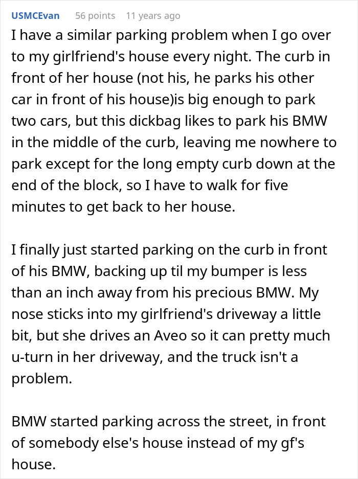 Rude Guy Keeps Blocking Fire Hydrant And Driveway, Neighbor Spoils His Party By Calling The Cops Rude Guy Keeps Blocking Fire Hydrant And Driveway, Neighbor Spoils His Party By Calling The Cops