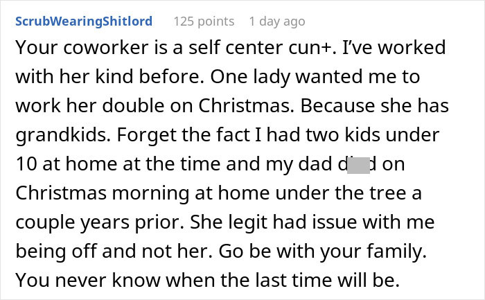 “Stated Like It Was Obvious”: Woman Thinks She’s Entitled To Day Off On Christmas Because Of Kids “Stated Like It Was Obvious”: Woman Thinks She’s Entitled To Day Off On Christmas Because Of Kids