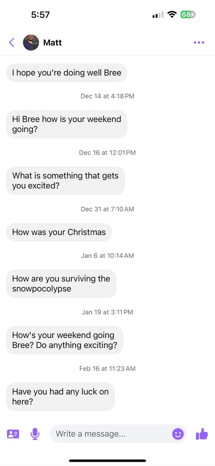 64 Times Pathetic And Cringy Men Talked To Themselves In Women’s Inboxes
