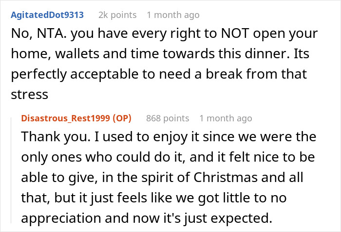 Family Tired Of Hosting Ungrateful Relatives For Christmas Decides To Cancel