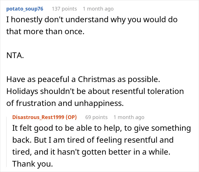 Family Tired Of Hosting Ungrateful Relatives For Christmas Decides To Cancel