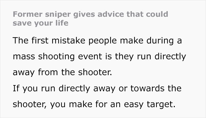 Mass Shooting Survival Tips Everyone Needs To Know