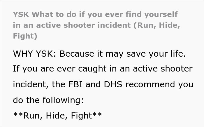 Mass Shooting Survival Tips Everyone Needs To Know