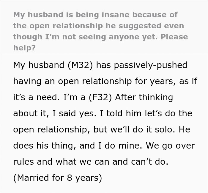 Man Pushes For Open Marriage, Realizes It&rsquo;s Not Something He Can Handle: &ldquo;Insane And Insecure&rdquo;