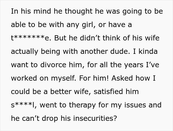Man Pushes For Open Marriage, Realizes It&rsquo;s Not Something He Can Handle: &ldquo;Insane And Insecure&rdquo;