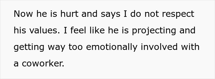 GF Thinks BF Is Being Absurd After He Comes Home Whining About Female Coworker’s Bad Review GF Thinks BF Is Being Absurd After He Comes Home Whining About Female Coworker’s Bad Review