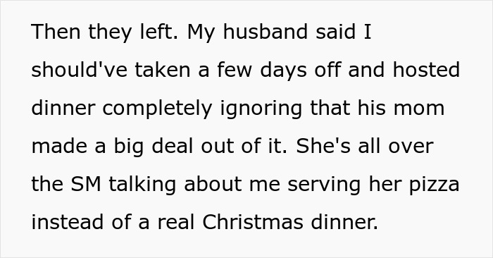 Nurse Warns In-Laws She Won&rsquo;t Host Christmas, They Act Surprised When There&rsquo;s No Celebration