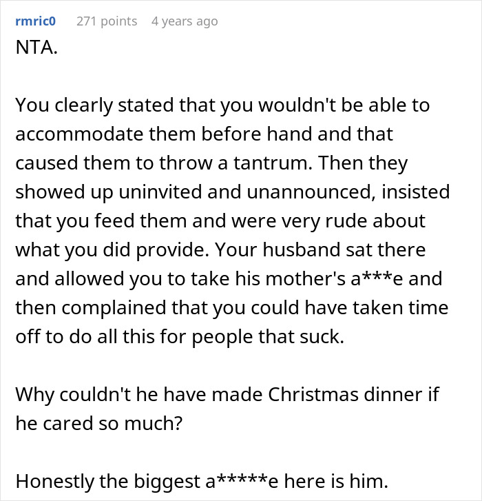 Nurse Warns In-Laws She Won&rsquo;t Host Christmas, They Act Surprised When There&rsquo;s No Celebration