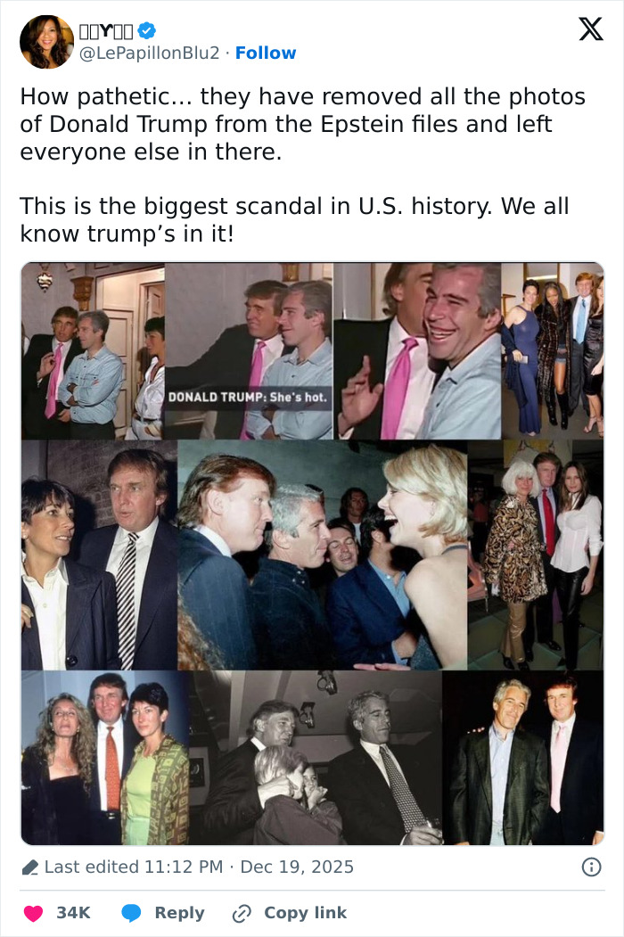 Unsettling Detail In Epstein Photos Triggers Outrage And Questions About What Was Redacted