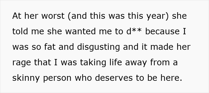 “AITAH For Refusing To Spend Christmas At Home If My Sister Is Released From Her Eating Disorder Clinic?” “AITAH For Refusing To Spend Christmas At Home If My Sister Is Released From Her Eating Disorder Clinic?”