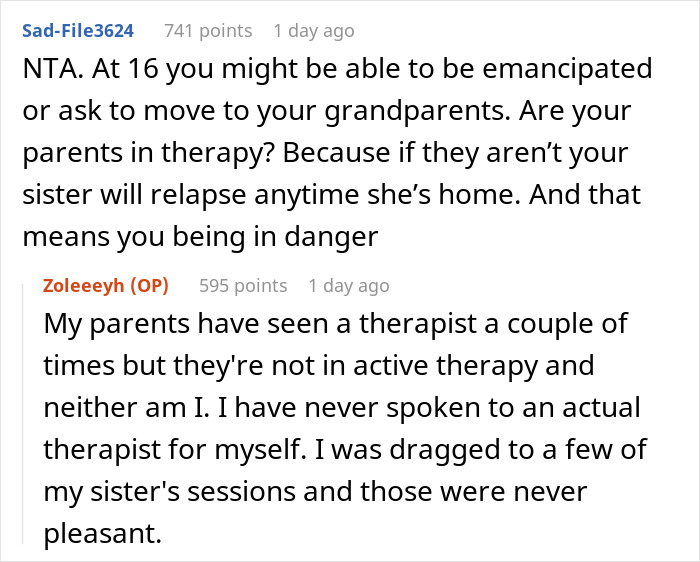 “AITAH For Refusing To Spend Christmas At Home If My Sister Is Released From Her Eating Disorder Clinic?” “AITAH For Refusing To Spend Christmas At Home If My Sister Is Released From Her Eating Disorder Clinic?”