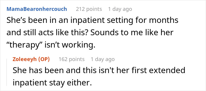 “AITAH For Refusing To Spend Christmas At Home If My Sister Is Released From Her Eating Disorder Clinic?” “AITAH For Refusing To Spend Christmas At Home If My Sister Is Released From Her Eating Disorder Clinic?”