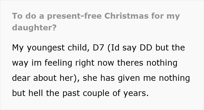 Daughter Makes Family Miserable, Mom Punishes Her With A Miserable Holiday Experience Daughter Makes Family Miserable, Mom Punishes Her With A Miserable Holiday Experience
