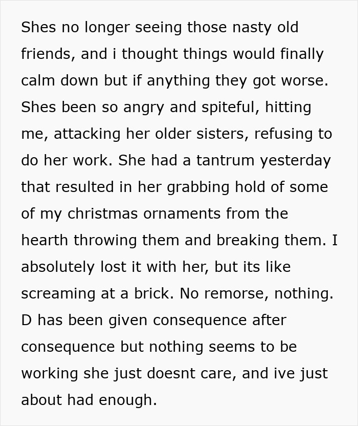 Daughter Makes Family Miserable, Mom Punishes Her With A Miserable Holiday Experience Daughter Makes Family Miserable, Mom Punishes Her With A Miserable Holiday Experience