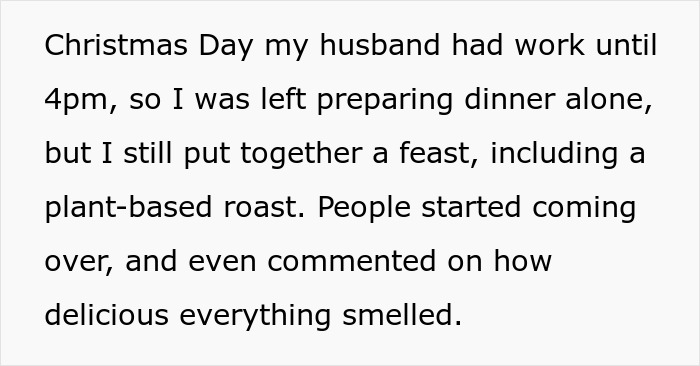 Vegetarian Woman Left Baffled After Family Demands Ham For Christmas Dinner, Are Shocked They’re Kicked Out