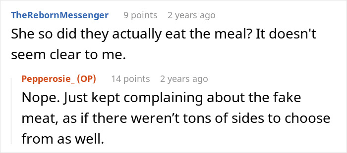 Vegetarian Woman Left Baffled After Family Demands Ham For Christmas Dinner, Are Shocked They’re Kicked Out