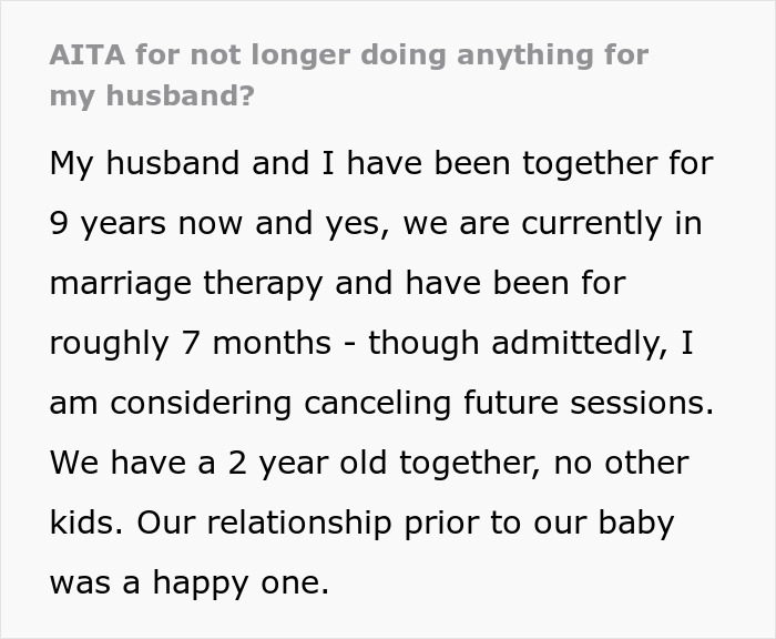 Guy Snaps After Wife Leaves Baby In His Care For 2.5 Hours, She Stops Doing Anything For Him