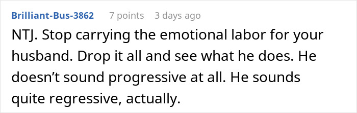 Hubby Teaches Teen Son That Women Should Do All The Emotional Labor, Faces Backlash From Wife Hubby Teaches Teen Son That Women Should Do All The Emotional Labor, Faces Backlash From Wife