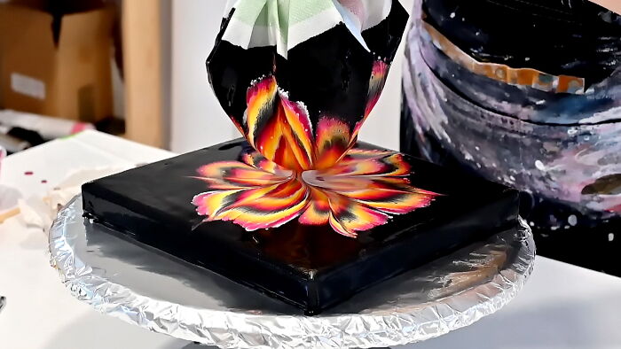 Christmas Compilation: Acrylic Pouring Flower Techniques