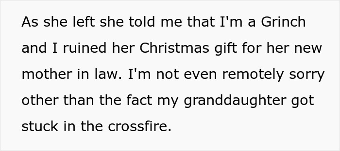 Grandma&rsquo;s Savage Holiday Clapback Leaves Entitled Ex-Daughter-In-Law Screaming: &ldquo;I&rsquo;m A Grinch&rdquo;