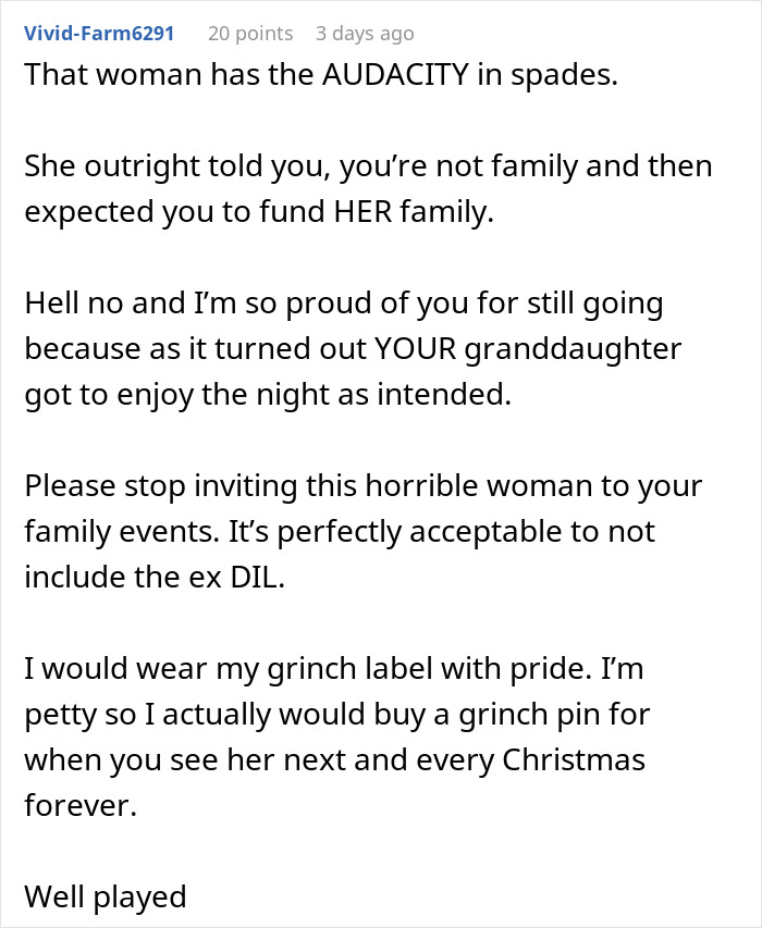 Grandma&rsquo;s Savage Holiday Clapback Leaves Entitled Ex-Daughter-In-Law Screaming: &ldquo;I&rsquo;m A Grinch&rdquo;