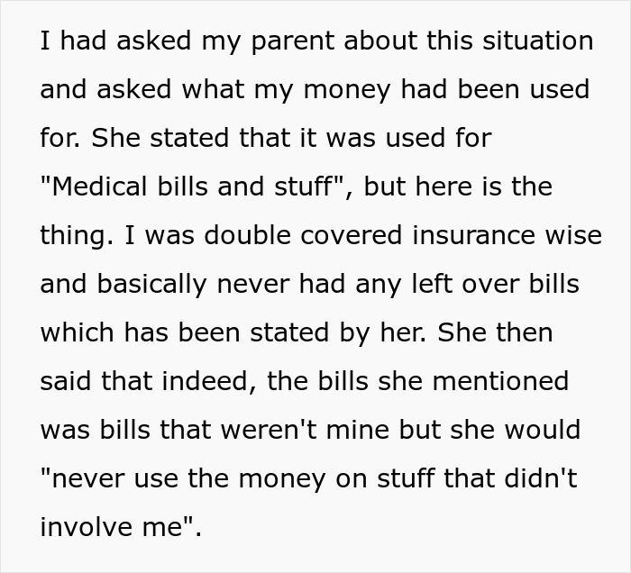 Teen Wonders What Happened To Her $30k, Mom Gives Vague Answers While People Online Call Her Ungrateful