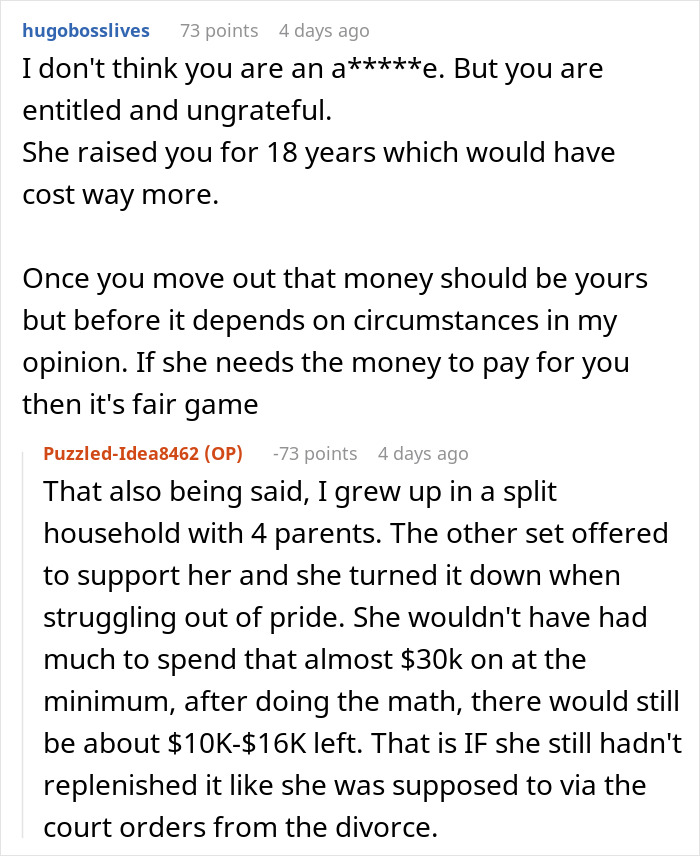 Teen Wonders What Happened To Her $30k, Mom Gives Vague Answers While People Online Call Her Ungrateful