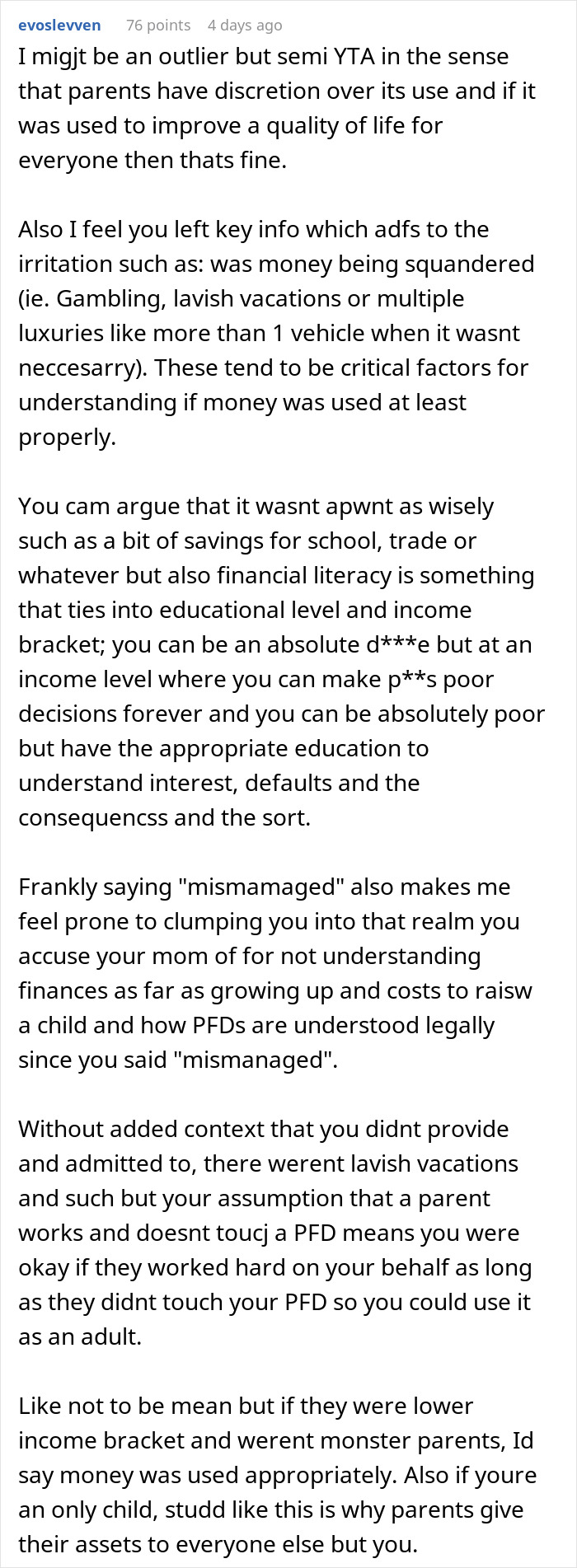 Teen Wonders What Happened To Her $30k, Mom Gives Vague Answers While People Online Call Her Ungrateful