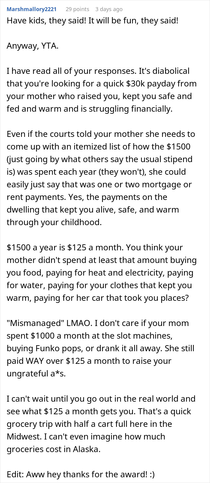 Teen Wonders What Happened To Her $30k, Mom Gives Vague Answers While People Online Call Her Ungrateful