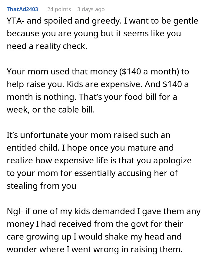 Teen Wonders What Happened To Her $30k, Mom Gives Vague Answers While People Online Call Her Ungrateful