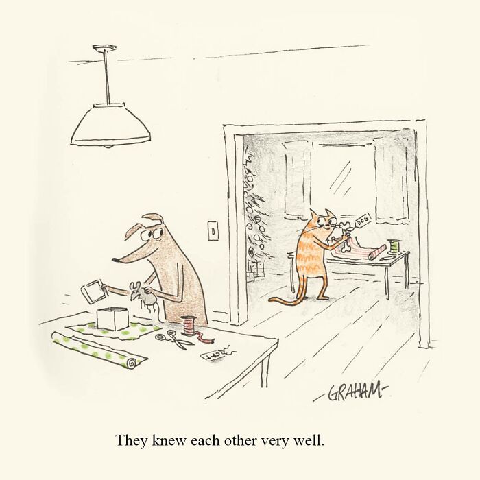 51 Graham Annable One Panel Comics That Start Normal And End Somewhere Unexpected